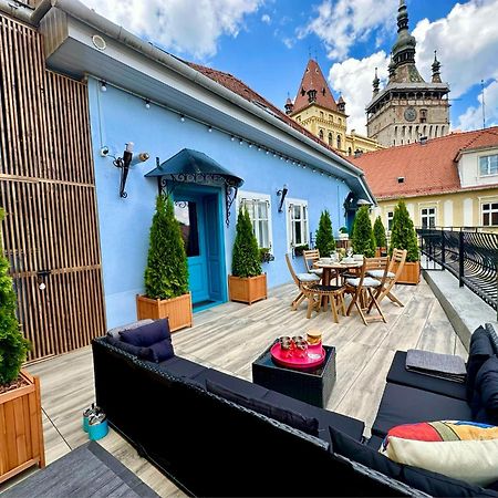 Апартаменти Casa Albastra By Casa Otto Сігішоара Екстер'єр фото