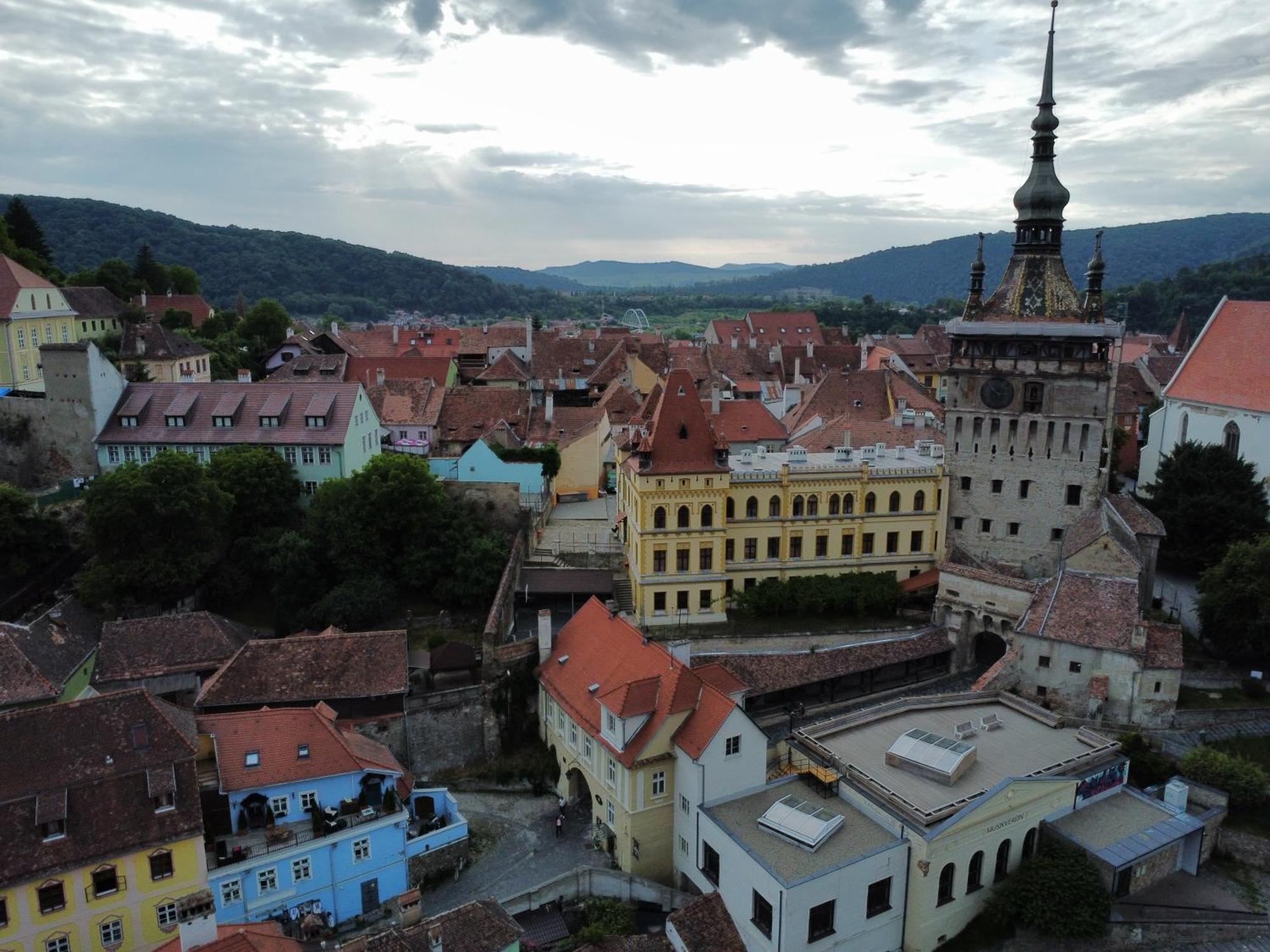 Апартаменти Casa Albastra By Casa Otto Сігішоара Екстер'єр фото