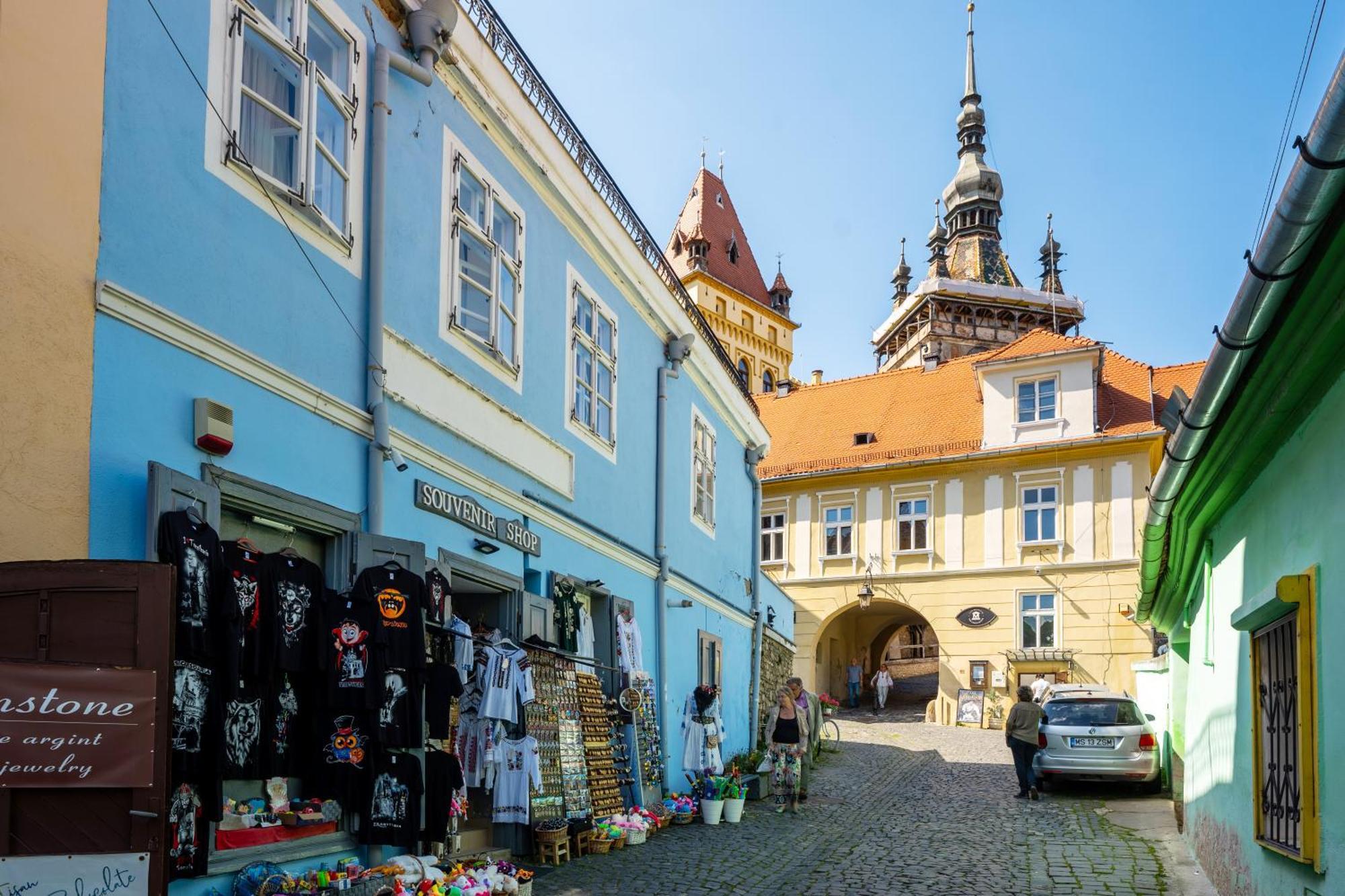 Апартаменти Casa Albastra By Casa Otto Сігішоара Екстер'єр фото